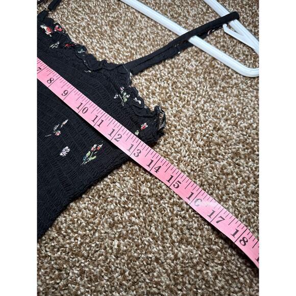 Angie floral maxi smocked sundress womens large bohemian boho fairy tropical - Picture 7 of 9